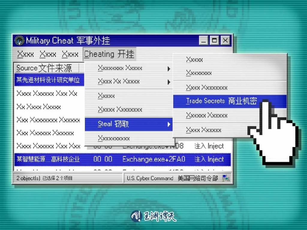 美军主导的网络攻击：从商业窃密到国家安全